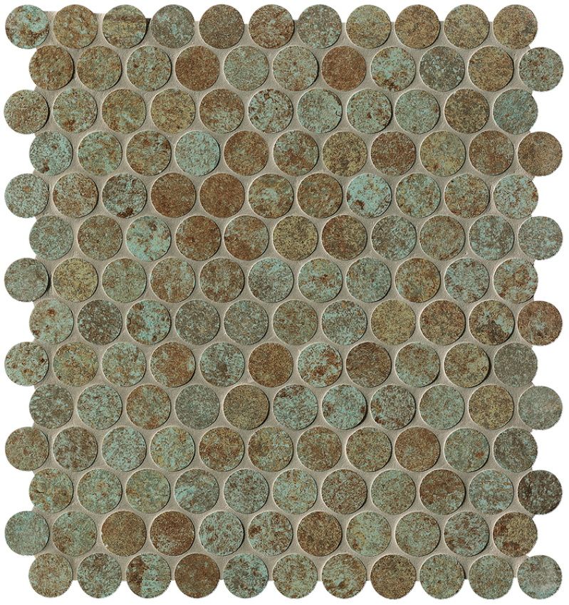 Керамическая плитка Sheer Deco Rust Round  Mosaico 29.5x32.5 Керамическая плитка Sheer Deco Rust Round  Mosaico 29.5x32.5