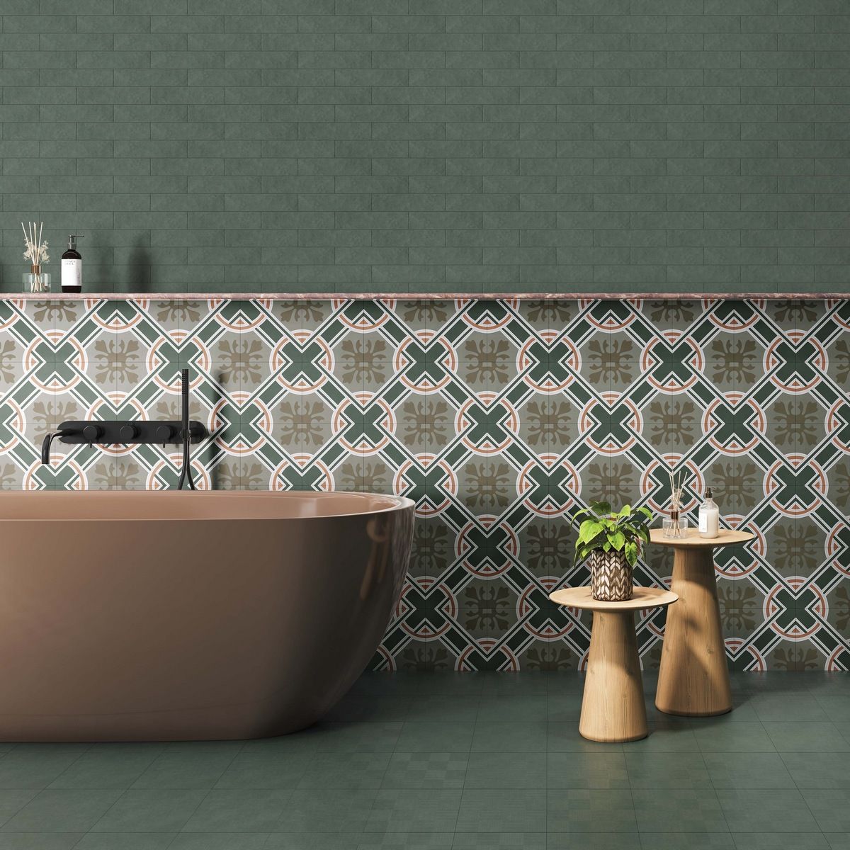 Керамогранит Monotone Juniper Decor Matt 20x20 Керамогранит Monotone Juniper Decor Matt 20x20