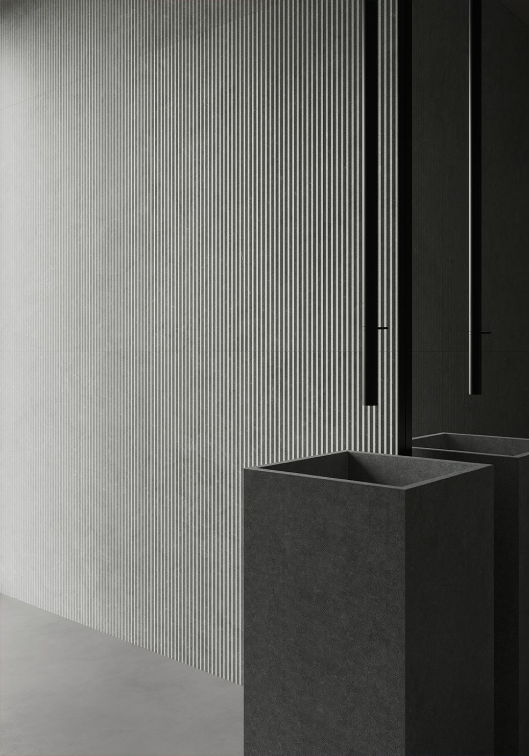 Керамическая плитка Noon Grey Angle Ductile 60x120 Керамическая плитка Noon Grey Angle Ductile 60x120