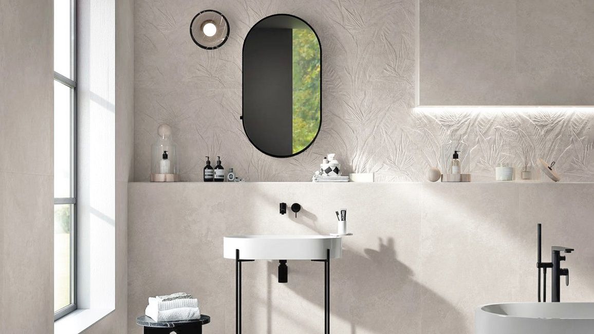 Керамическая плитка Nobu  Litia White Matt  50x120 Керамическая плитка Nobu  Litia White Matt  50x120