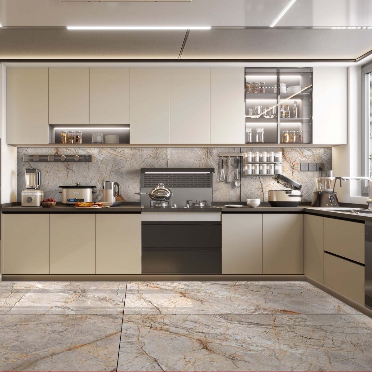 Керамогранит Titanium Silver River Carving 120x280 Керамогранит Titanium Silver River Carving 120x280