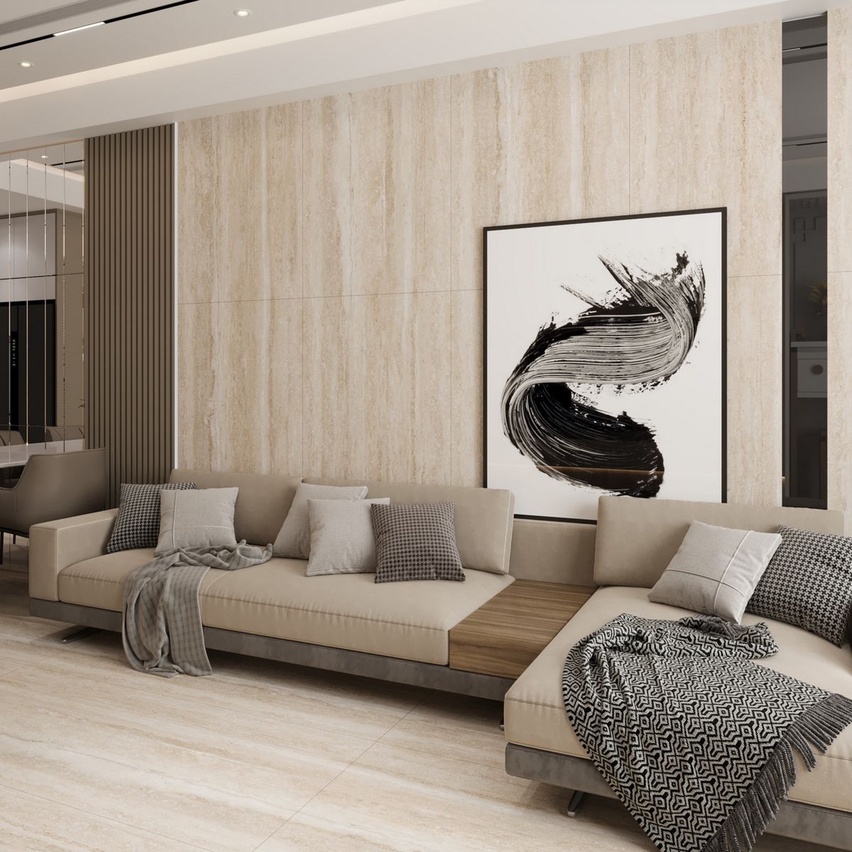 Керамогранит Stone Travis Beige Matt 80x160 Керамогранит Stone Travis Beige Matt 80x160