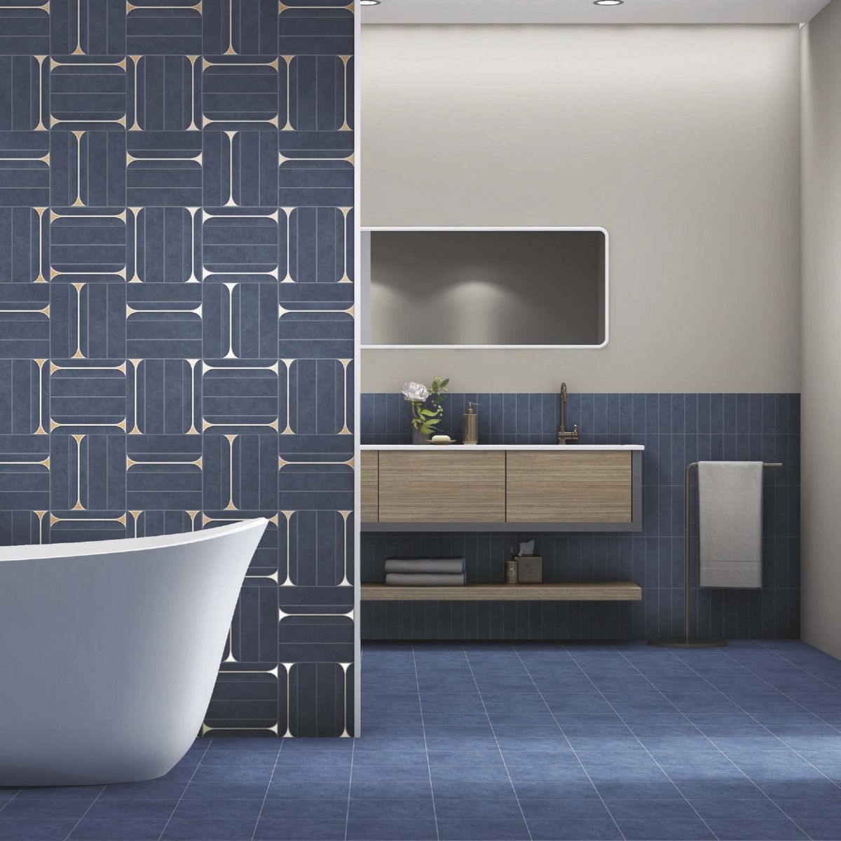 Керамогранит Levels Cobalt Glossy 6x25 Керамогранит Levels Cobalt Glossy 6x25