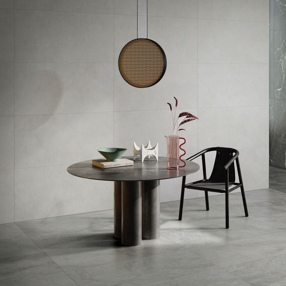 Керамогранит MicroCement Светло-Серый 60x120 Керамогранит MicroCement Светло-Серый 60x120