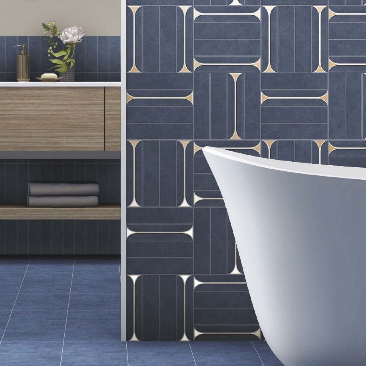 Керамогранит Levels Cobalt Glossy 6x25 Керамогранит Levels Cobalt Glossy 6x25