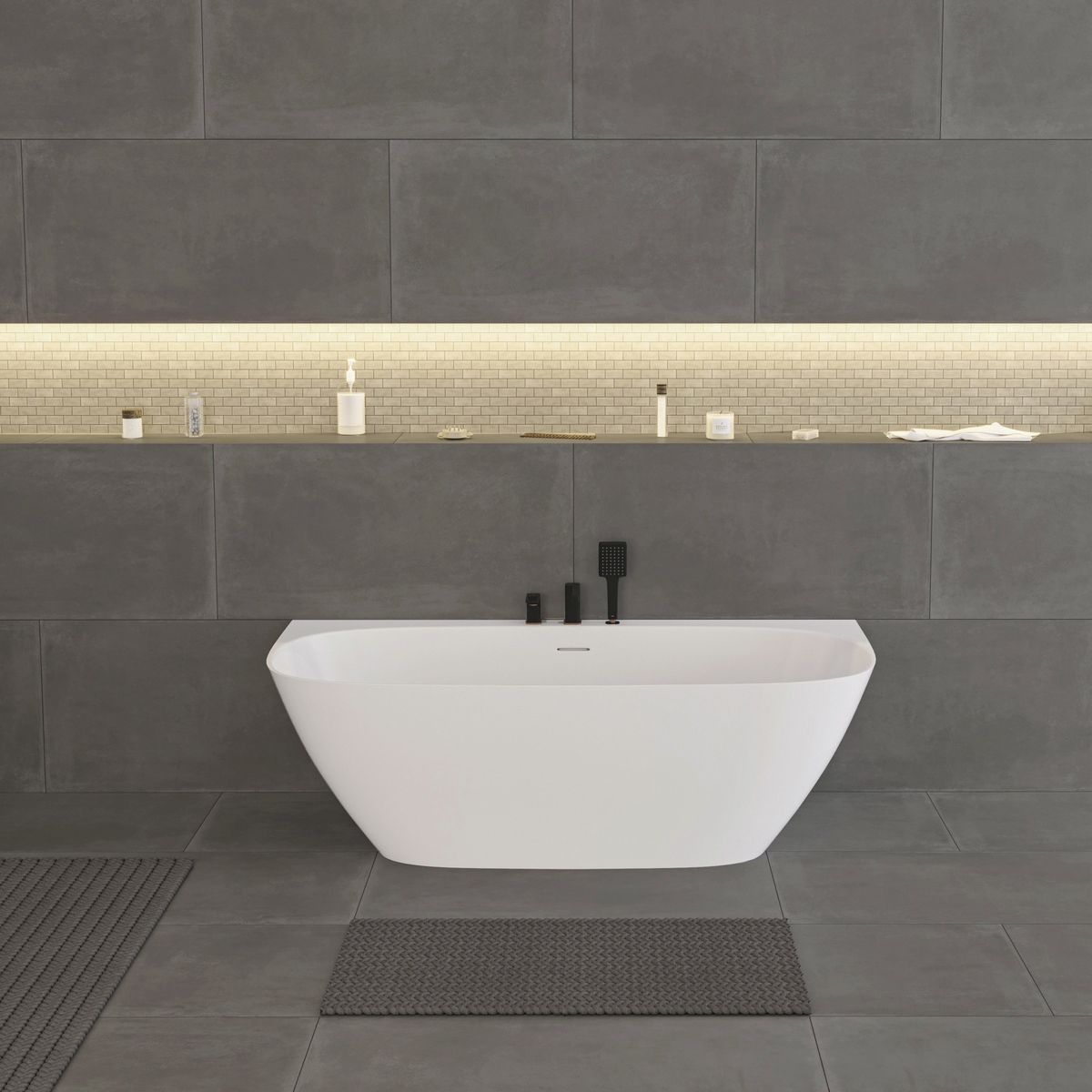 Керамогранит Concept Concrete Dark Matt 60x120 Керамогранит Concept Concrete Dark Matt 60x120