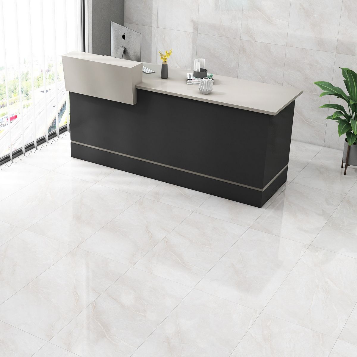 Керамогранит Marble Orobico Bianco Polished 60x120 Керамогранит Marble Orobico Bianco Polished 60x120