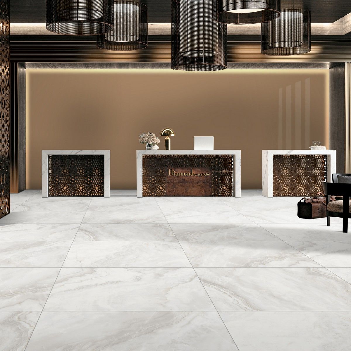 Керамогранит Marble Astoria Bianco Lap Carving 60x120 Керамогранит Marble Astoria Bianco Lap Carving 60x120