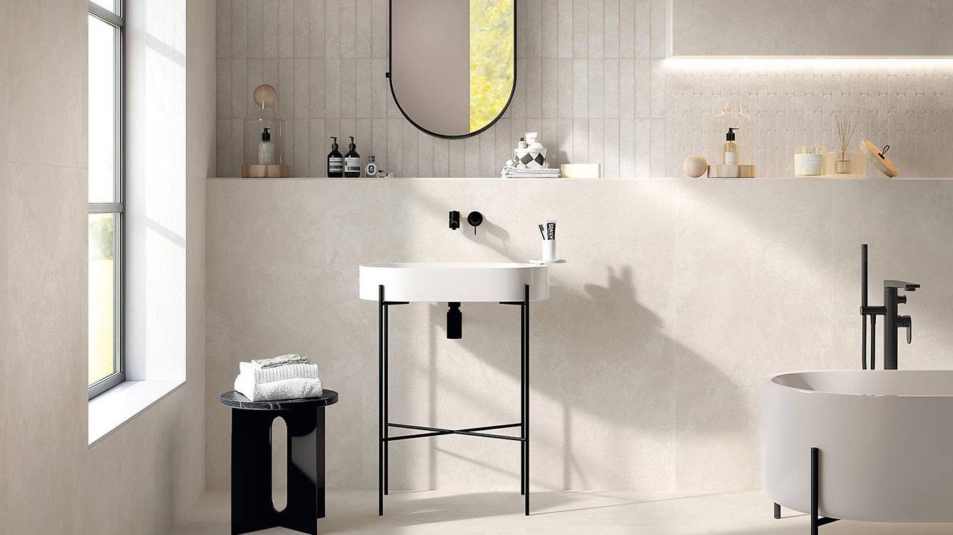 Керамическая плитка Nobu  White Matt  50x120 Керамическая плитка Nobu  White Matt  50x120