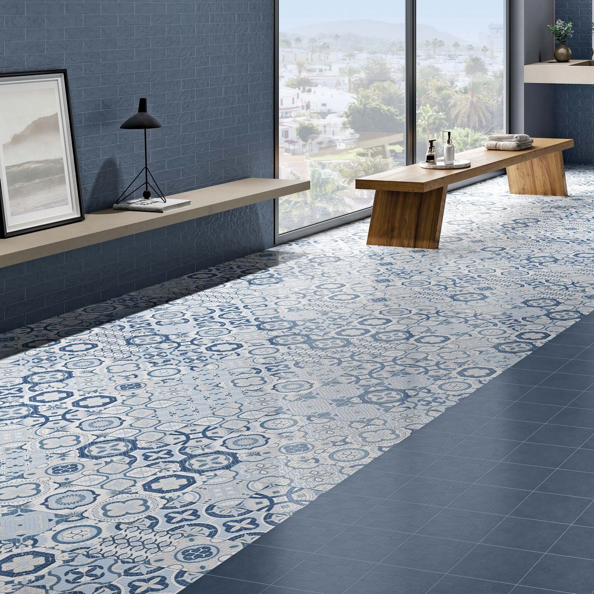 Керамогранит Monotone Denim Decor Matt 20x20 Керамогранит Monotone Denim Decor Matt 20x20