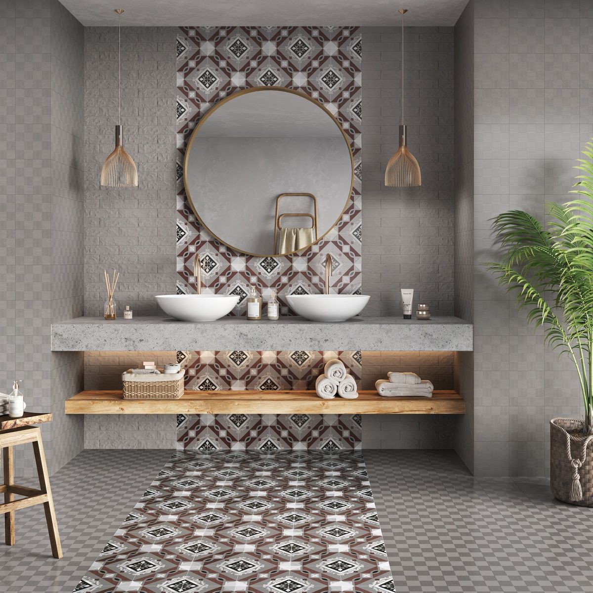 Керамогранит Monotone Pastel Decor Matt 20x20 Керамогранит Monotone Pastel Decor Matt 20x20