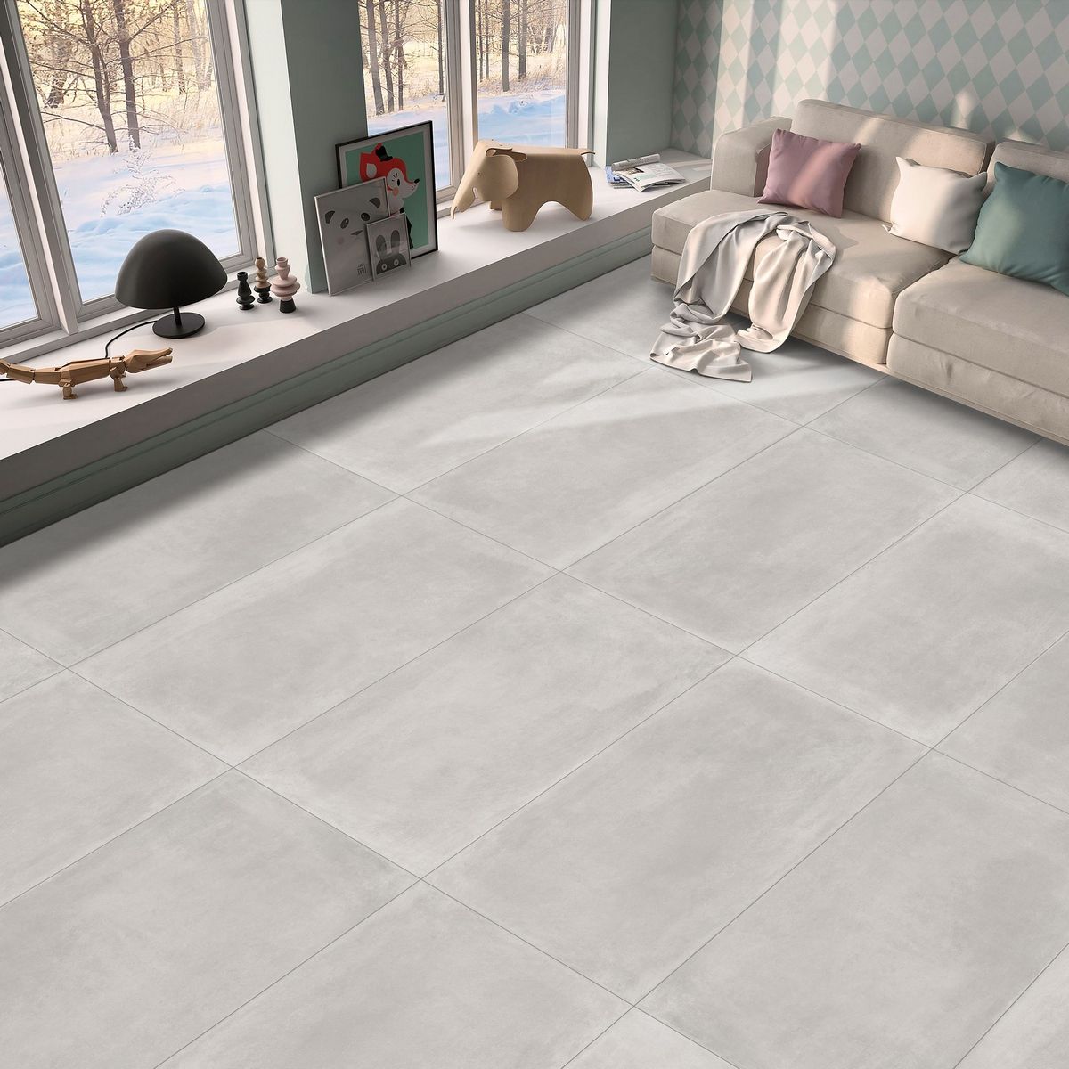Керамогранит Loft Concrete Grey Matt 60x120 Керамогранит Loft Concrete Grey Matt 60x120