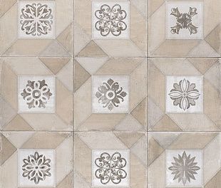 Керамогранит Elegance Деко Элеганс Кремовый 20x20