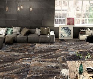 Керамогранит Lawa Nero Carving 60x120