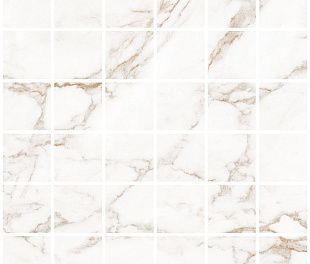 Керамогранит Blanc Statuario Gold Mosaic 55 Soft 30x30