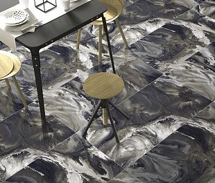 Керамогранит Arabesque Black Polished 60x120