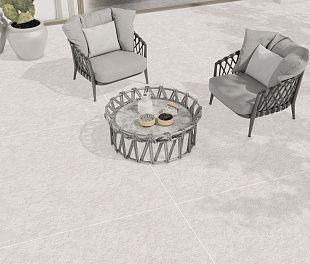 Керамогранит Basalt Stone White Matt Str  120x120