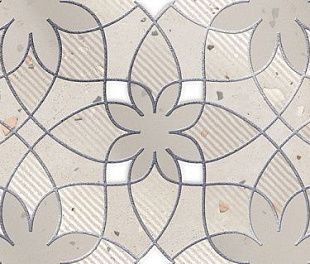 Керамическая плитка Terrazzo Decor Marfil Chloe 25.1x70.9