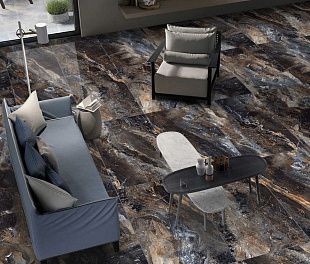 Керамогранит Lawa Nero Polished 60x120