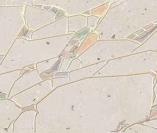 Керамическая плитка Terrazzo Decor Marfil Crystal 25.1x70.9