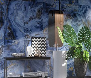 Керамогранит Arabesque Blue Polished 60x120