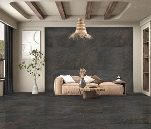 Керамогранит Antique Nero Lap Carving 60x120