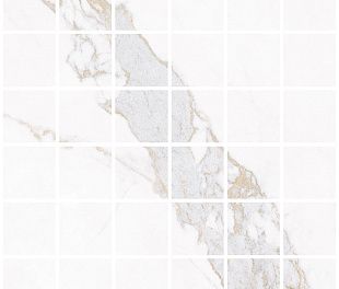 Керамогранит Blanc Calacatta Gold Mosaic 55 Soft 30x30