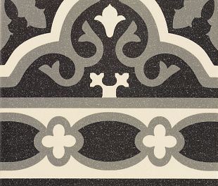 Керамическая плитка Florentine Cenefa Black 20x20
