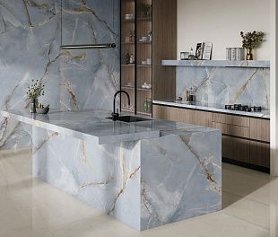 Керамогранит Xlim Balear Blue Polished 6mm 120x280