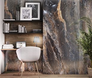 Керамогранит Lawa Nero Polished 120x280